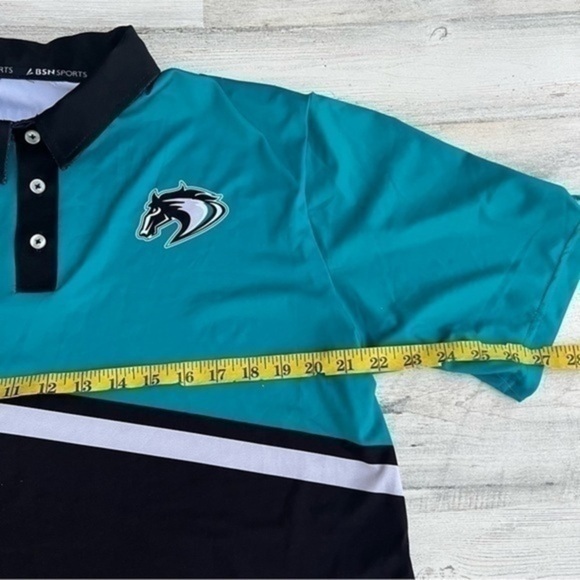 BSN Sports Men’s Golf Polo Shirt Size Large‎ Lightweight Athletic - Picture 8 of 12